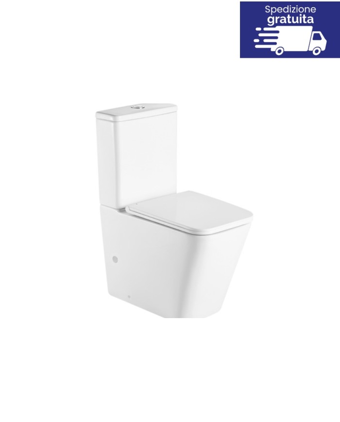 WC Rimless Filo muro con cassetta - Tipologia LT 2175A